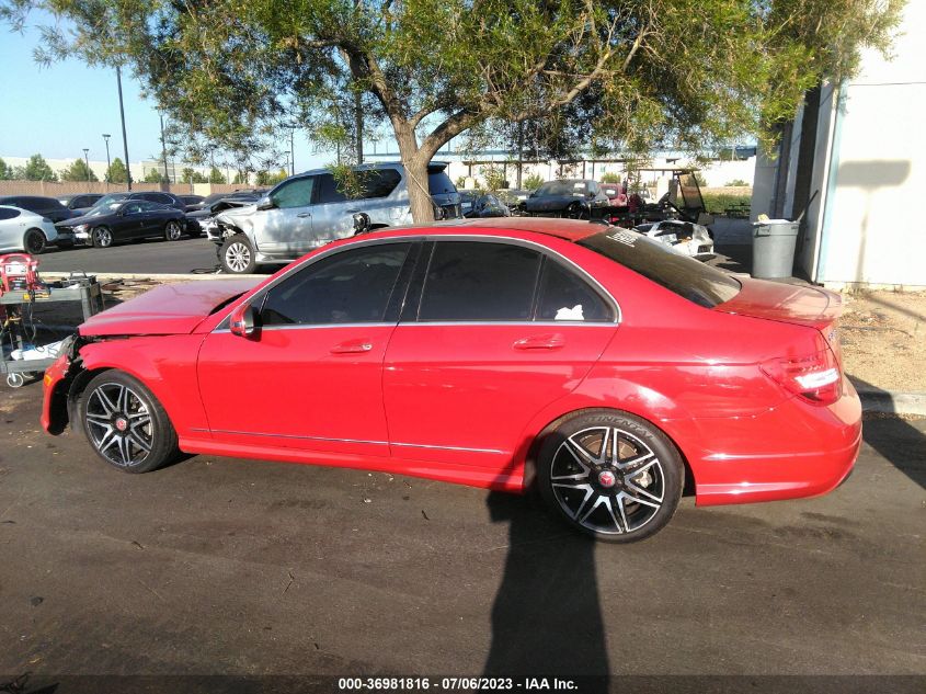 2013 MERCEDES-BENZ C-CLASS C 250 - WDDGF4HB9DR298758