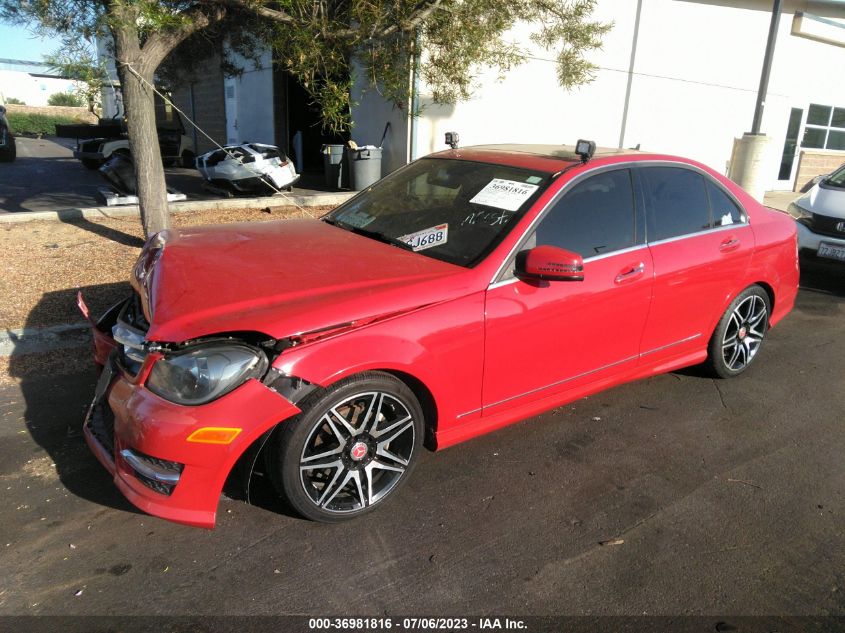 2013 MERCEDES-BENZ C-CLASS C 250 - WDDGF4HB9DR298758