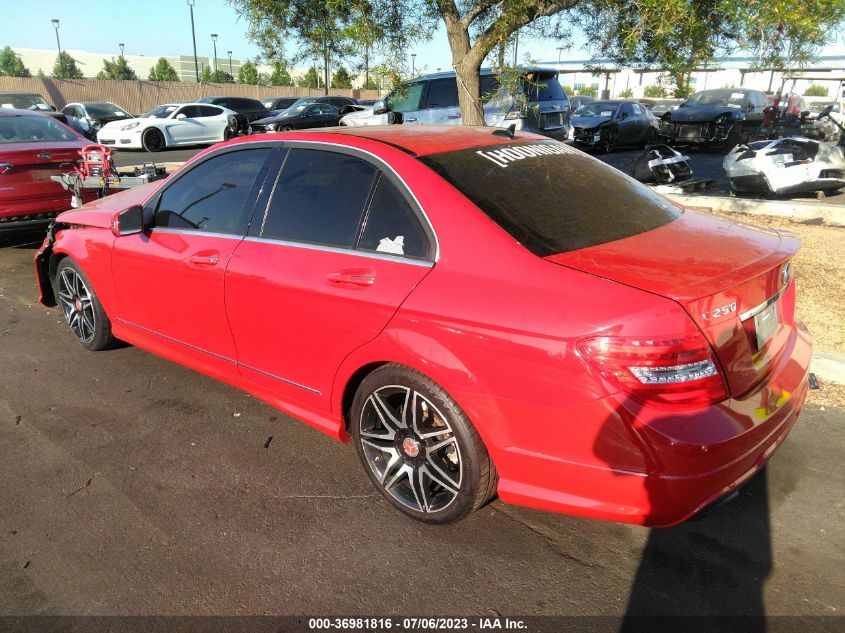 2013 MERCEDES-BENZ C-CLASS C 250 - WDDGF4HB9DR298758