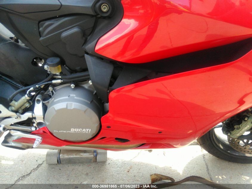 2014 DUCATI SUPERBIKE 899 PANIGALE ZDM14BUWXEB019254