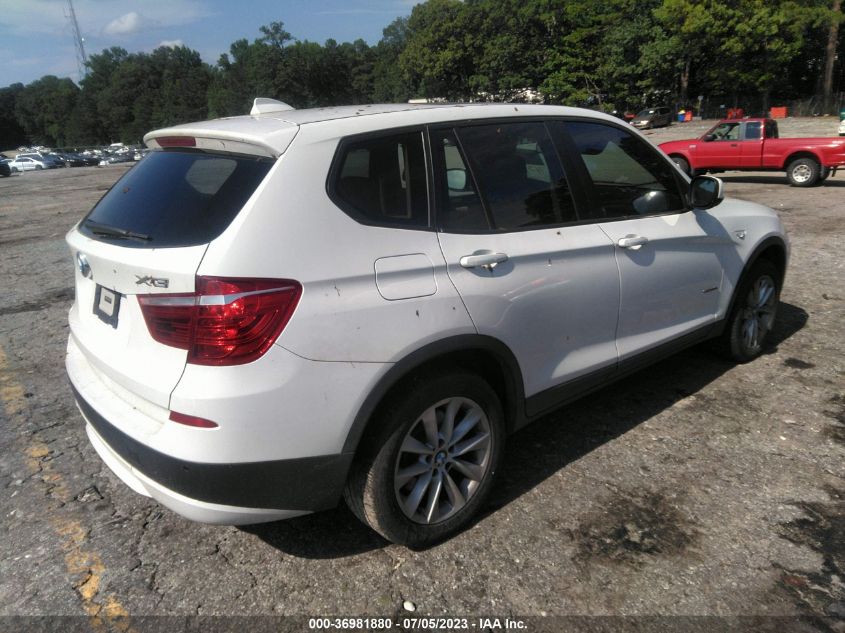 2013 BMW X3 XDRIVE28I - 5UXWX9C5XD0A13976