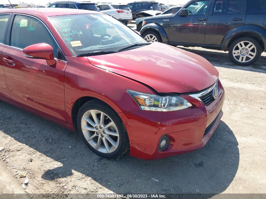2013 LEXUS CT 200H HYBRID - JTHKD5BH7D2130475