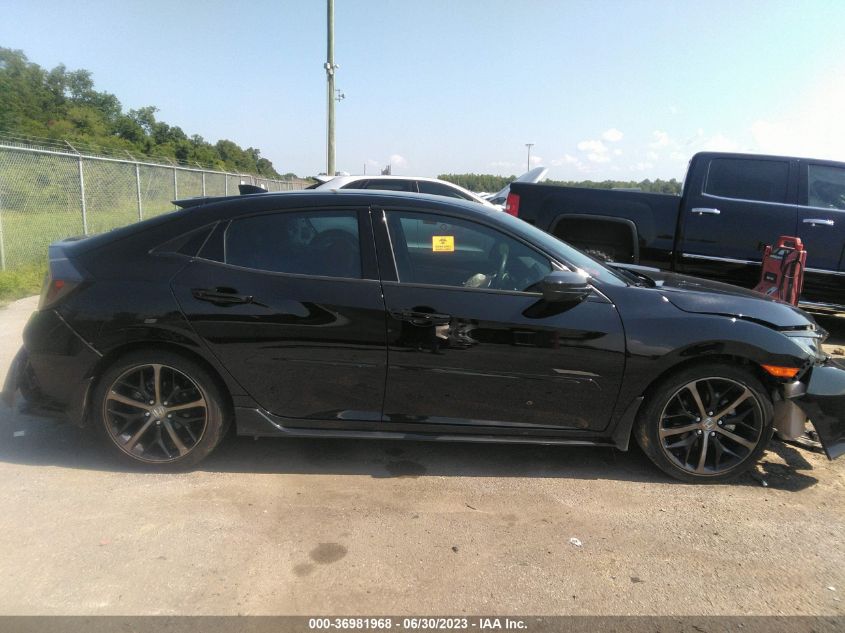 2021 HONDA CIVIC HATCHBACK SPORT - SHHFK7H40MU222614