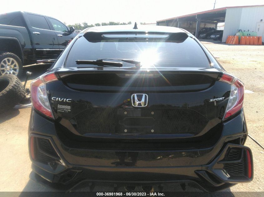 2021 HONDA CIVIC HATCHBACK SPORT - SHHFK7H40MU222614