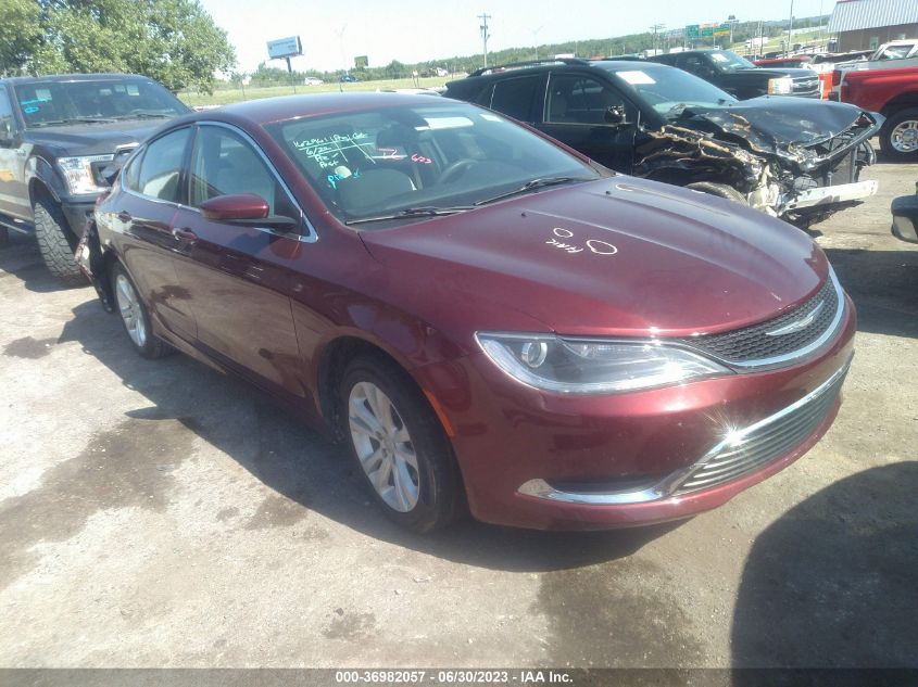 2016 CHRYSLER 200 LIMITED - 1C3CCCABXGN185701