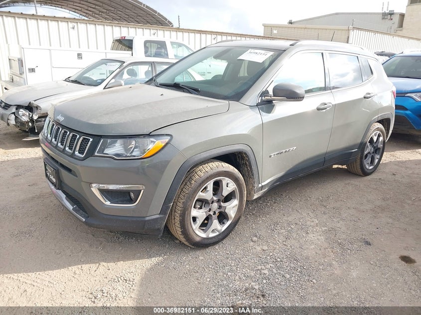 VIN 3C4NJCCB8LT170857 2020 JEEP COMPASS LIMITED