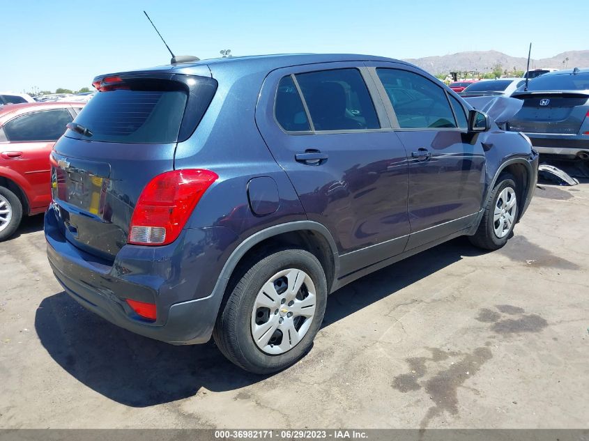 3GNCJKSB3KL180401 Chevrolet Trax LS 4