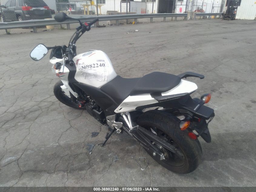 2014 HONDA CB500 F MLHPC4560E5101041