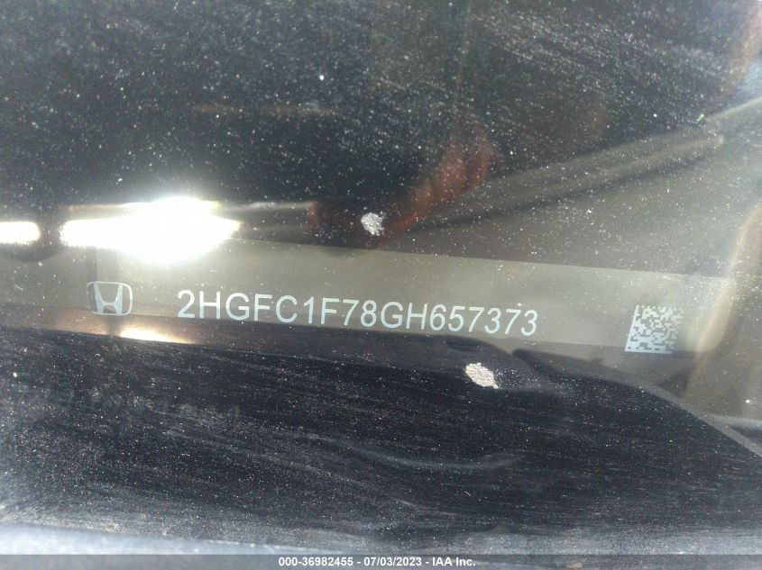 2016 HONDA CIVIC SEDAN EX-L - 2HGFC1F78GH657373