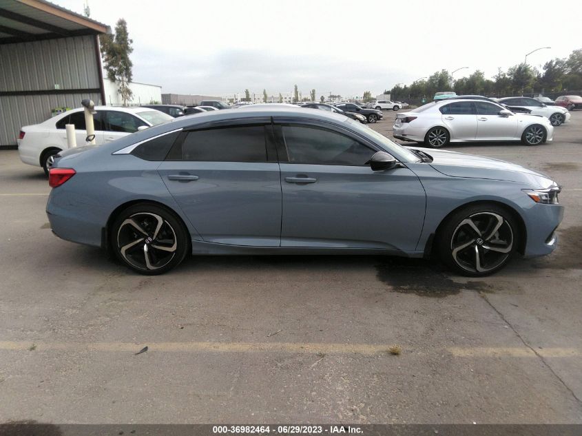 2022 HONDA ACCORD SEDAN SPORT SE - 1HGCV1F49NA074292