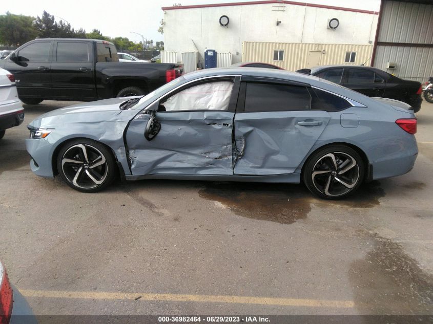 2022 HONDA ACCORD SEDAN SPORT SE - 1HGCV1F49NA074292
