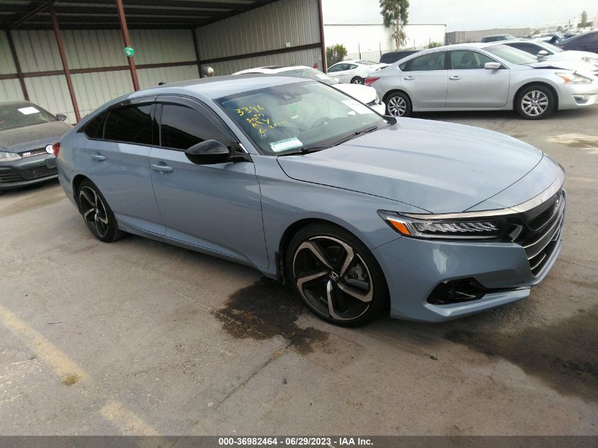 2022 HONDA ACCORD SEDAN SPORT SE - 1HGCV1F49NA074292