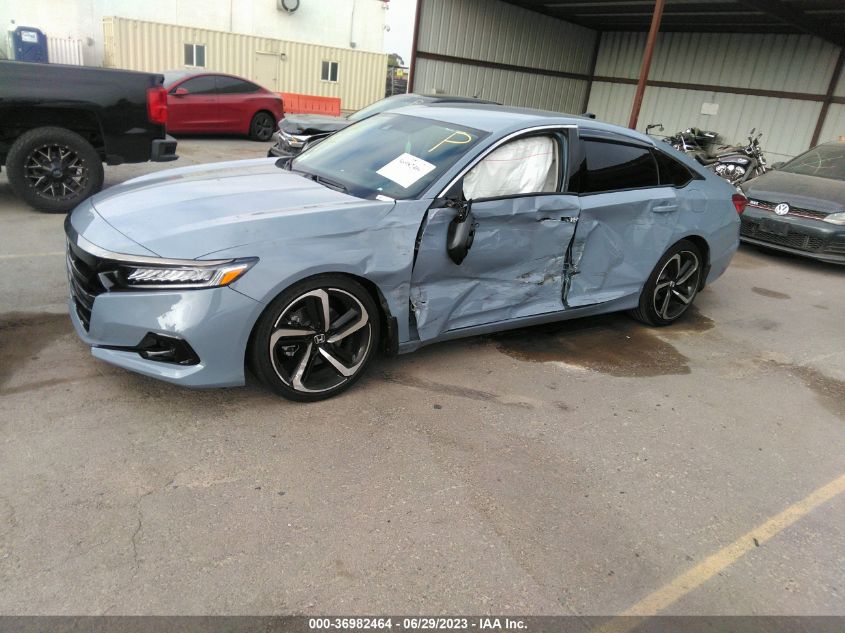 2022 HONDA ACCORD SEDAN SPORT SE - 1HGCV1F49NA074292