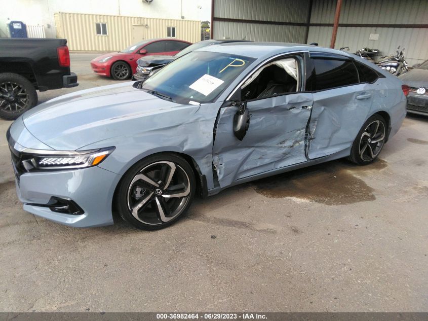 2022 HONDA ACCORD SEDAN SPORT SE - 1HGCV1F49NA074292