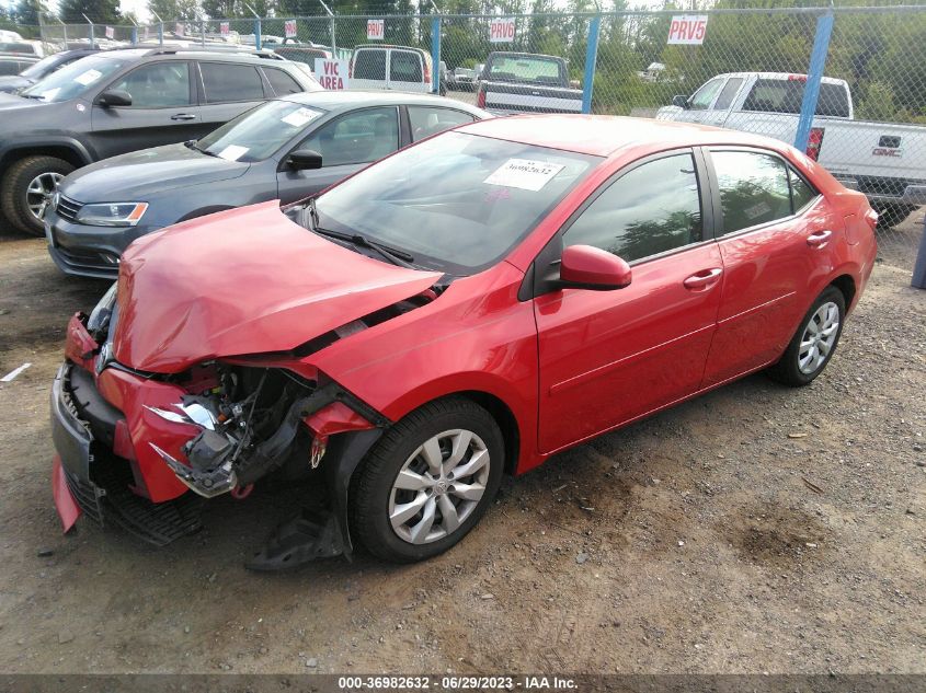 2016 TOYOTA COROLLA L/LE/S/S PLUS/LE PLUS - 2T1BURHE9GC734427