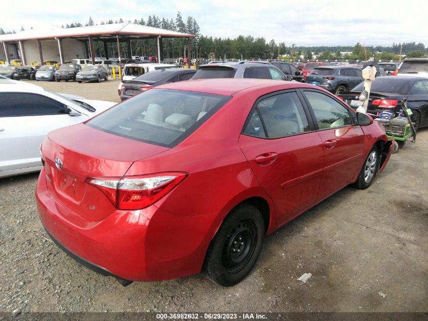 2016 TOYOTA COROLLA L/LE/S/S PLUS/LE PLUS - 2T1BURHE9GC734427