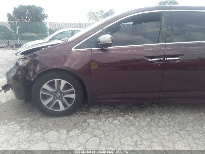2014 HONDA ODYSSEY TOURING - 5FNRL5H92EB035887