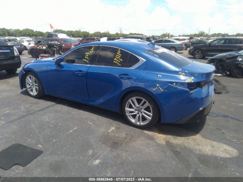 2021 LEXUS IS IS 300 - JTHCA1D25M5115728
