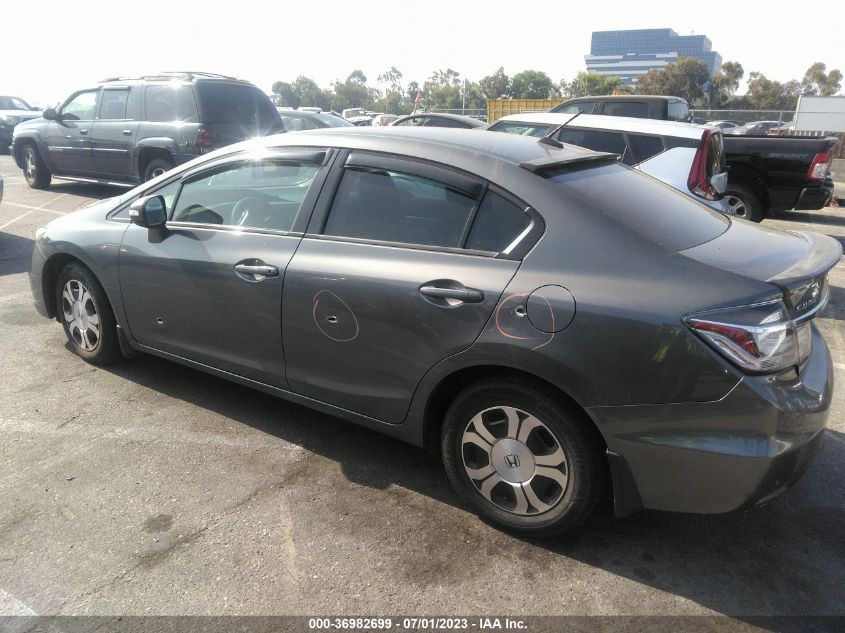 2013 HONDA CIVIC HYBRID 19XFB4F26DE200544