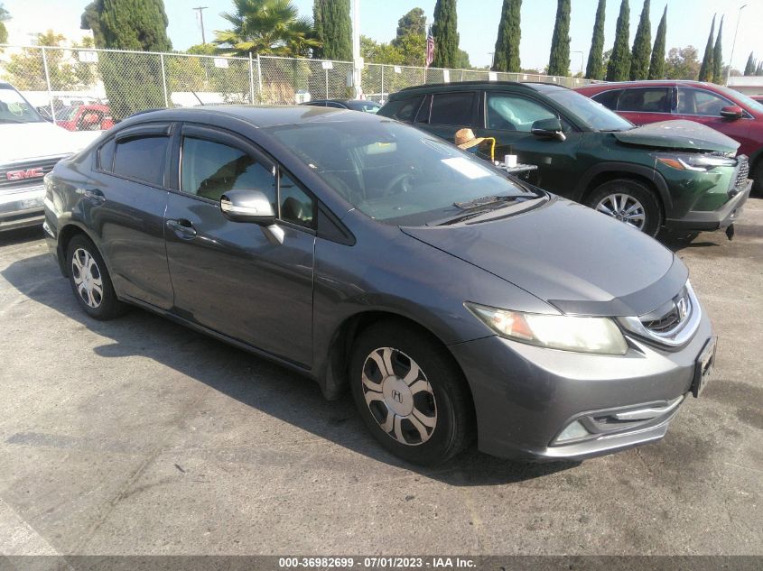 2013 HONDA CIVIC HYBRID - 19XFB4F26DE200544