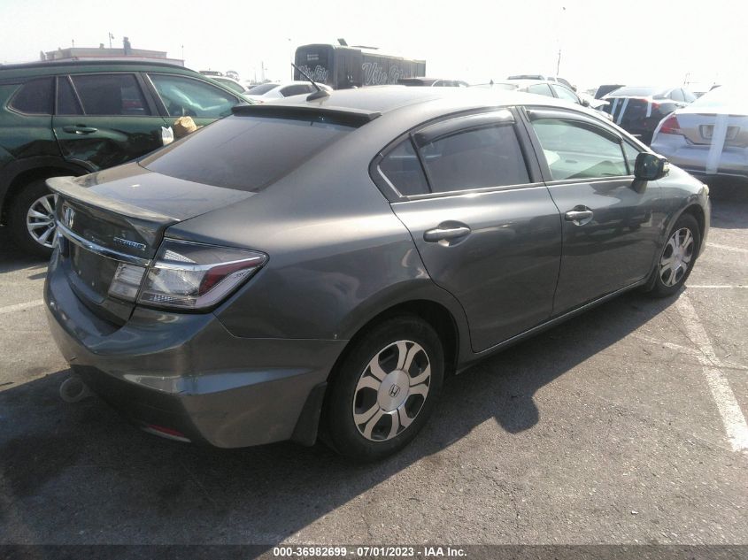 2013 HONDA CIVIC HYBRID 19XFB4F26DE200544