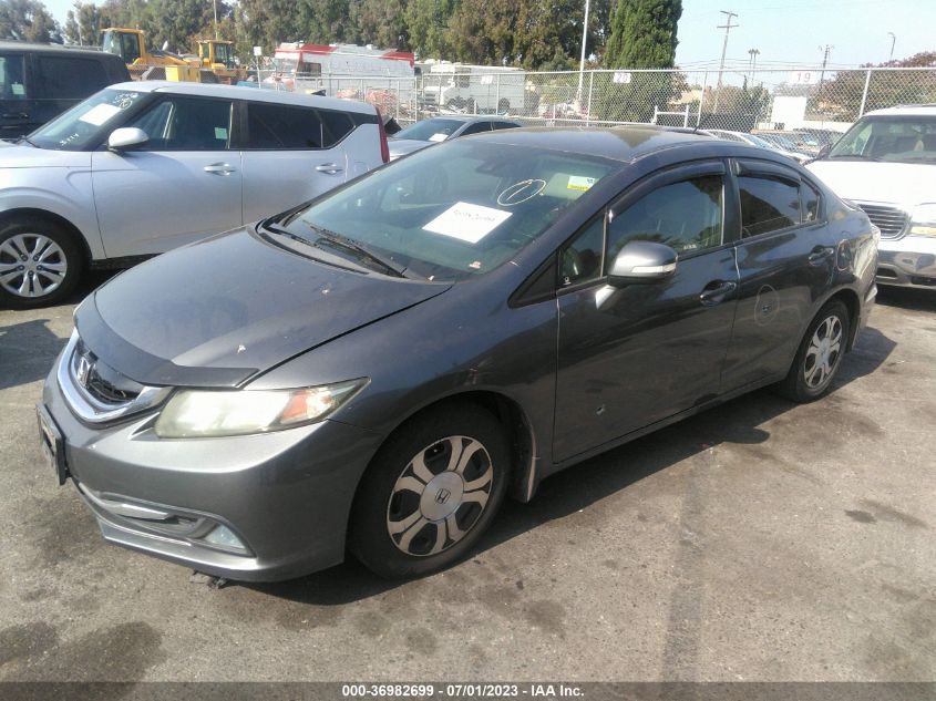 2013 HONDA CIVIC HYBRID 19XFB4F26DE200544