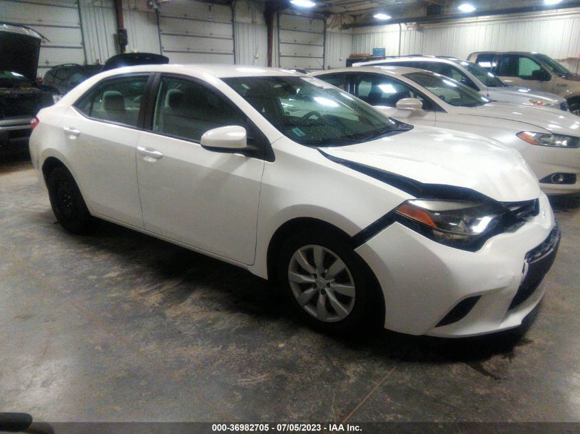 2014 TOYOTA COROLLA L/LE/S/S PLUS/LE PLUS - 5YFBURHE0EP011613