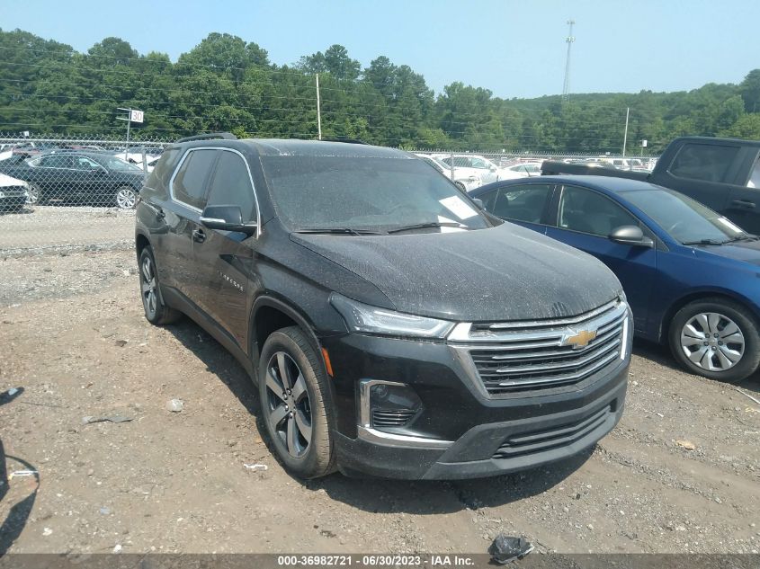 2022 CHEVROLET TRAVERSE LT LEATHER - 1GNERHKW2NJ127871