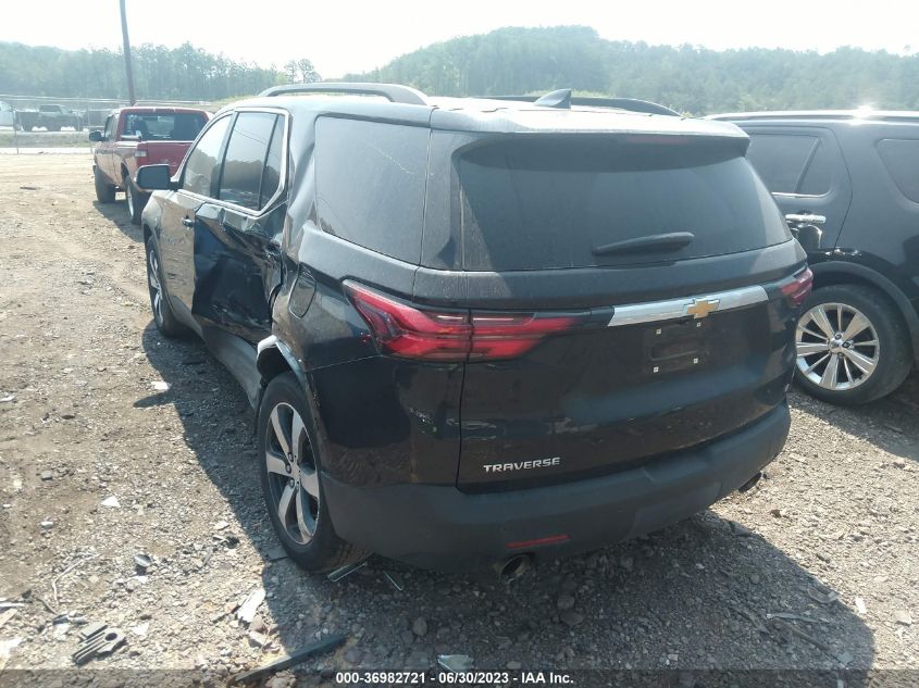 2022 CHEVROLET TRAVERSE LT LEATHER - 1GNERHKW2NJ127871