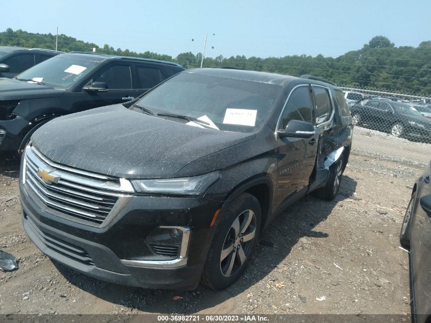 2022 CHEVROLET TRAVERSE LT LEATHER - 1GNERHKW2NJ127871
