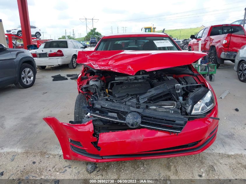 2017 VOLKSWAGEN GOLF S - 3VW217AU6HM019822