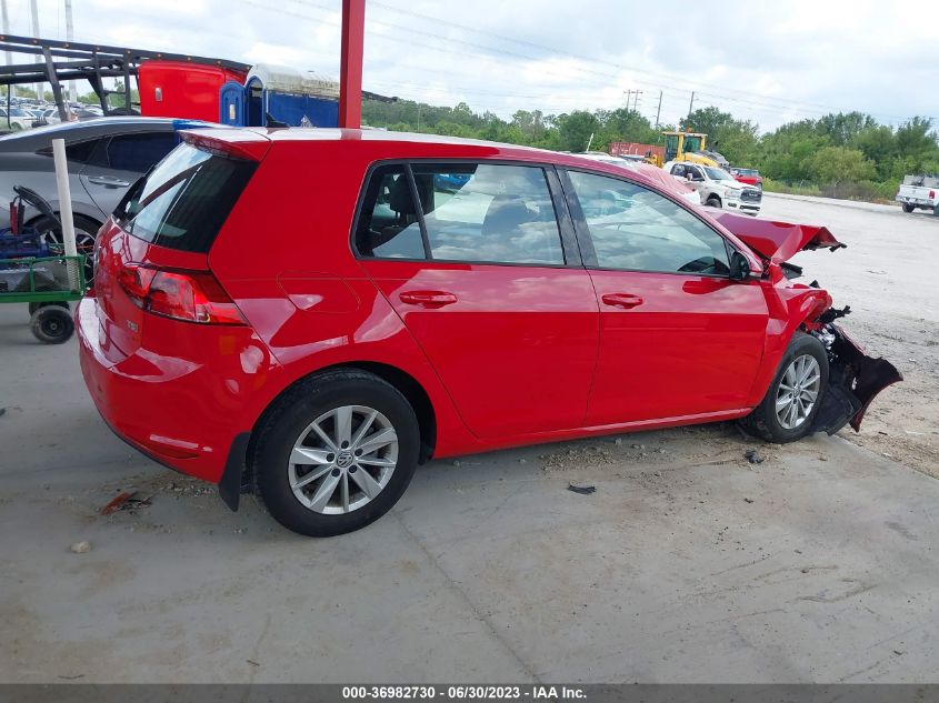 2017 VOLKSWAGEN GOLF S - 3VW217AU6HM019822