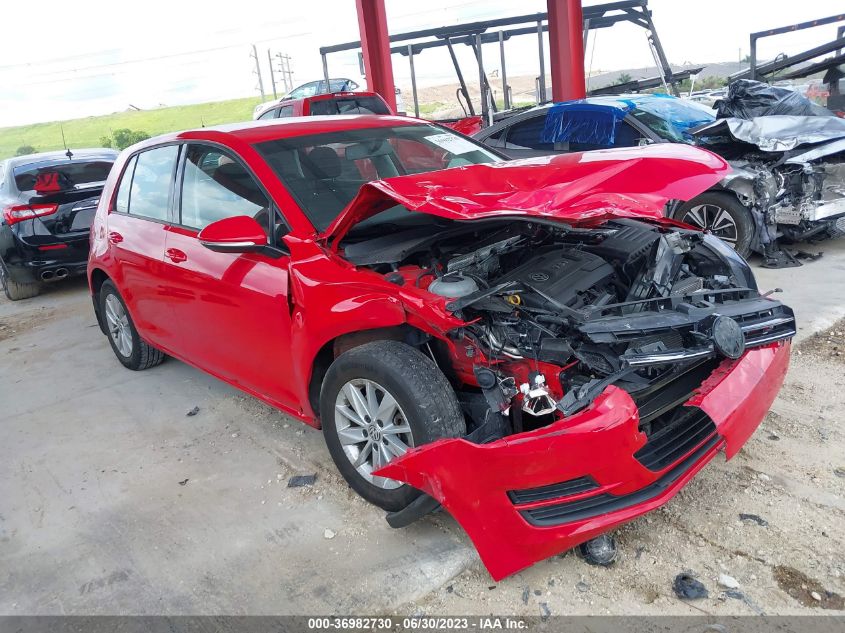 2017 VOLKSWAGEN GOLF S - 3VW217AU6HM019822