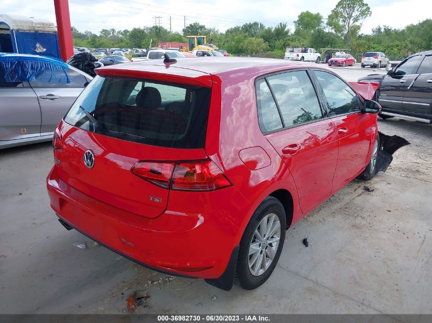2017 VOLKSWAGEN GOLF S - 3VW217AU6HM019822