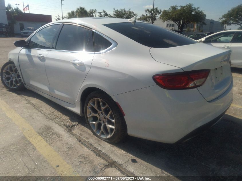 2015 CHRYSLER 200 C - 1C3CCCCG8FN727935