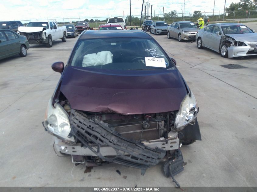 2013 TOYOTA PRIUS ONE/TWO/THREE/FOUR/FIVE - JTDKN3DUXD5609968
