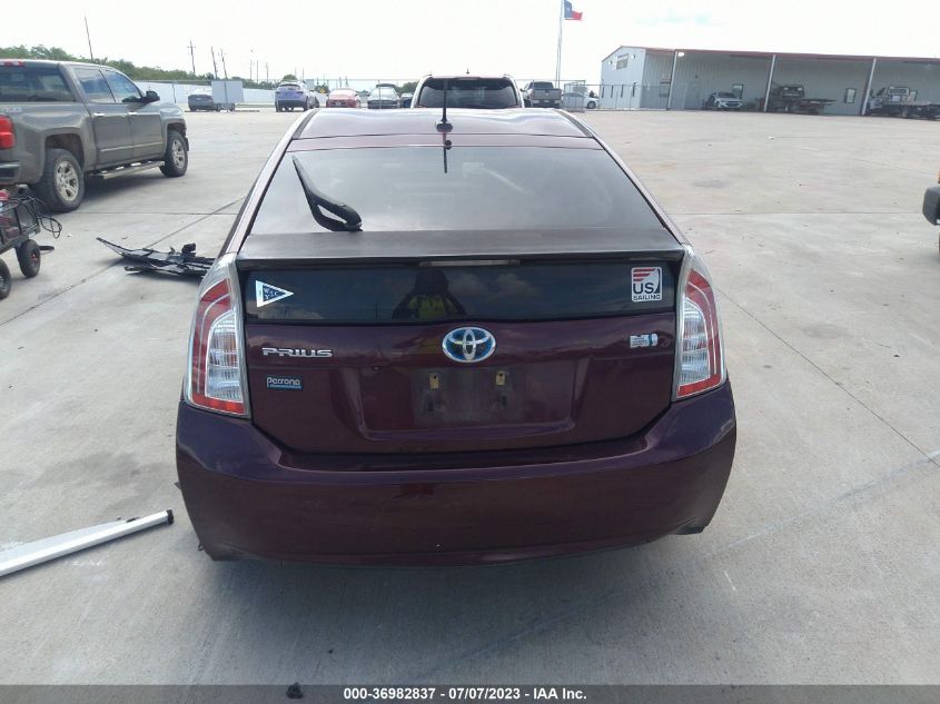 2013 TOYOTA PRIUS ONE/TWO/THREE/FOUR/FIVE - JTDKN3DUXD5609968