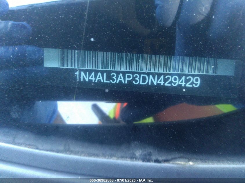 2013 NISSAN ALTIMA 2.5 S - 1N4AL3AP3DN429429
