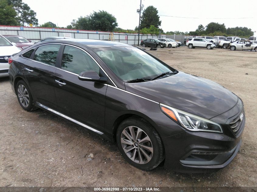 2015 HYUNDAI SONATA 2.4L SPORT - 5NPE34AF8FH181240