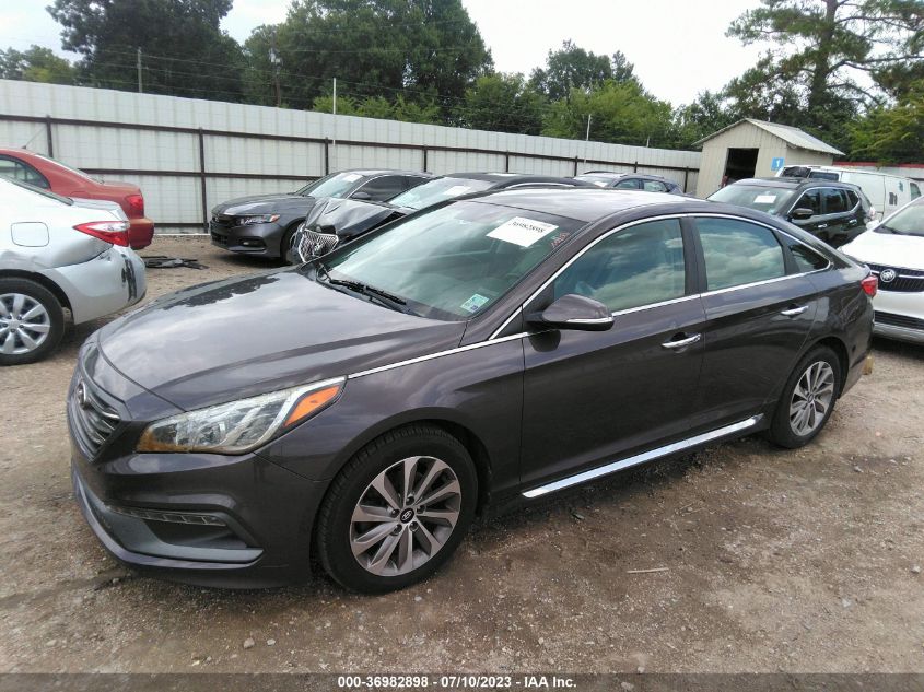 2015 HYUNDAI SONATA 2.4L SPORT - 5NPE34AF8FH181240