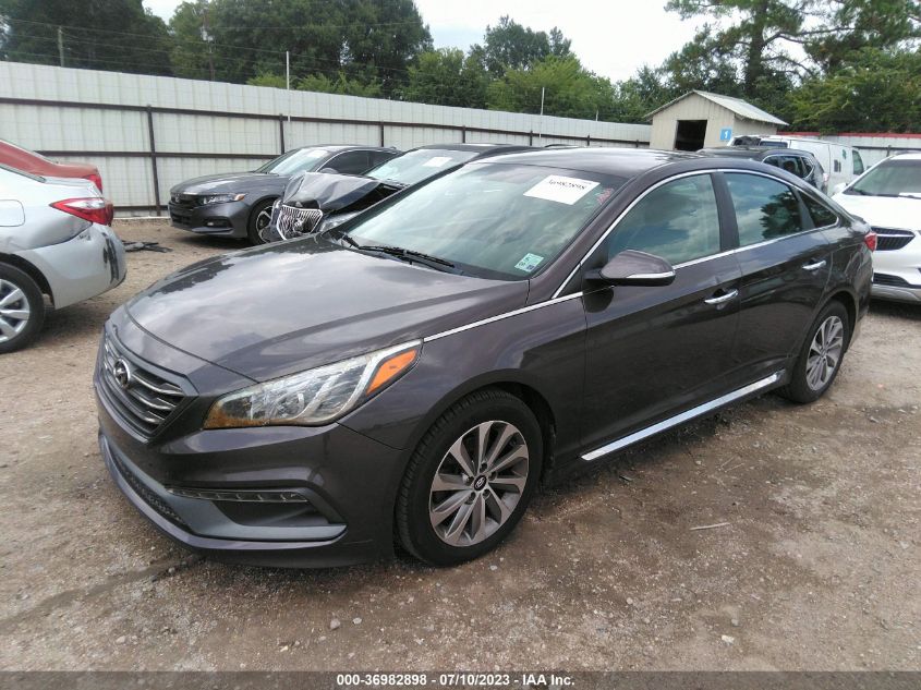 2015 HYUNDAI SONATA 2.4L SPORT - 5NPE34AF8FH181240