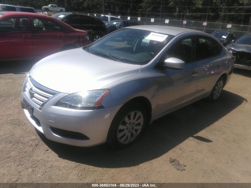 2014 NISSAN SENTRA S/FE+ S/SV/FE+ SV/SR/SL - 3N1AB7AP2EY217746