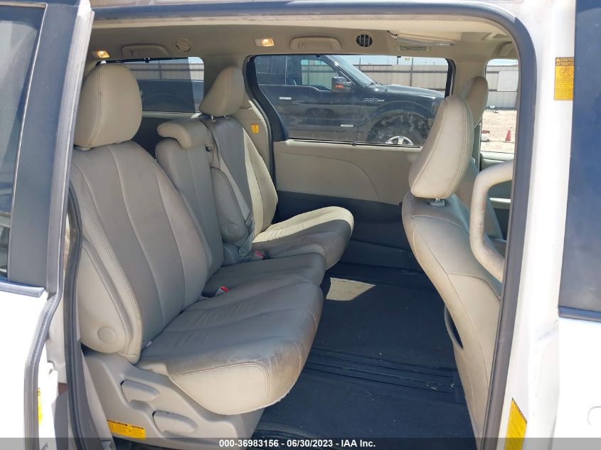 2013 TOYOTA SIENNA XLE AAS/XLE/LTD - 5TDYK3DC1DS349576