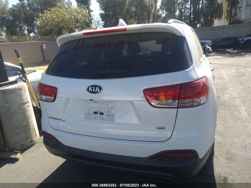 2018 KIA SORENTO LX - 5XYPG4A32JG347609