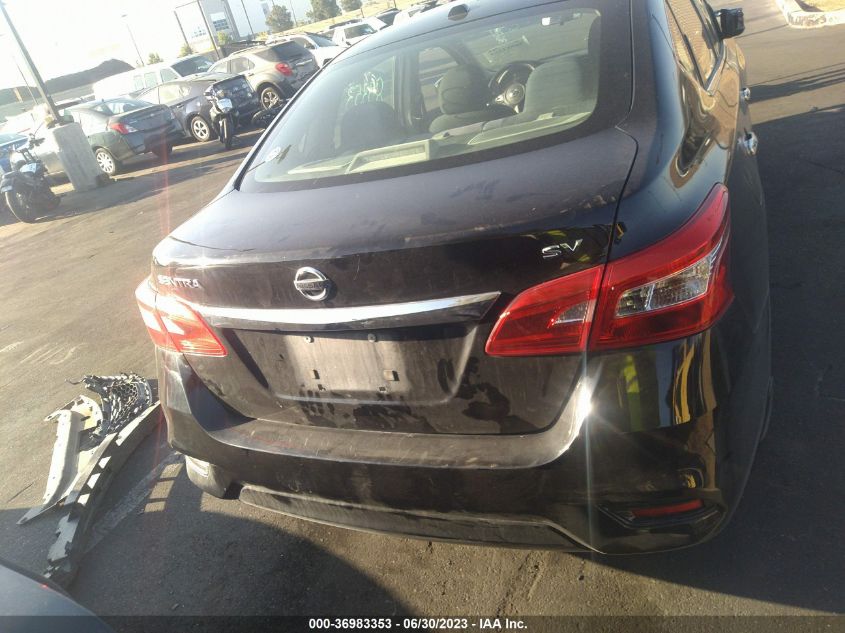 2019 NISSAN SENTRA SV - 3N1AB7AP6KY296916