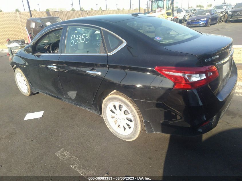 2019 NISSAN SENTRA SV - 3N1AB7AP6KY296916