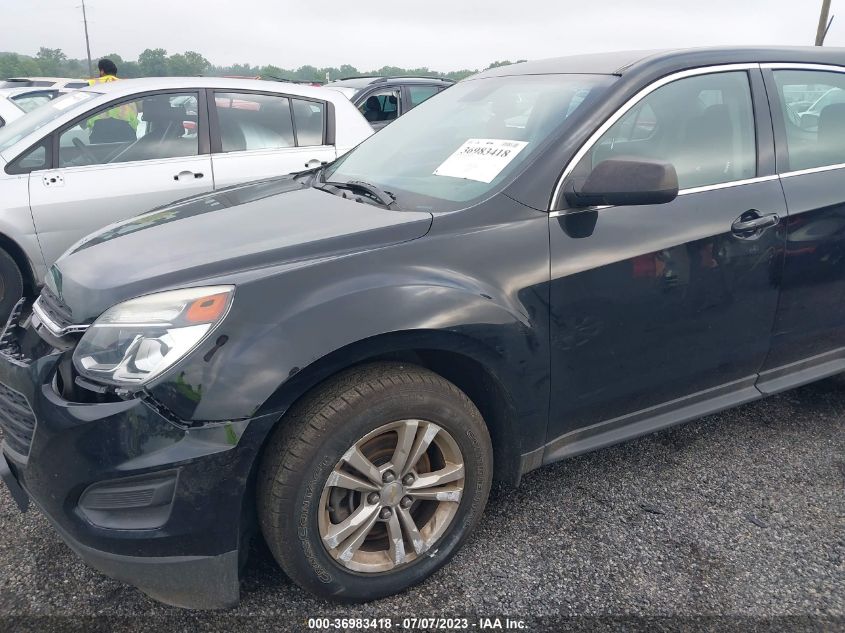 2016 CHEVROLET EQUINOX LS - 2GNFLEEK2G6123736