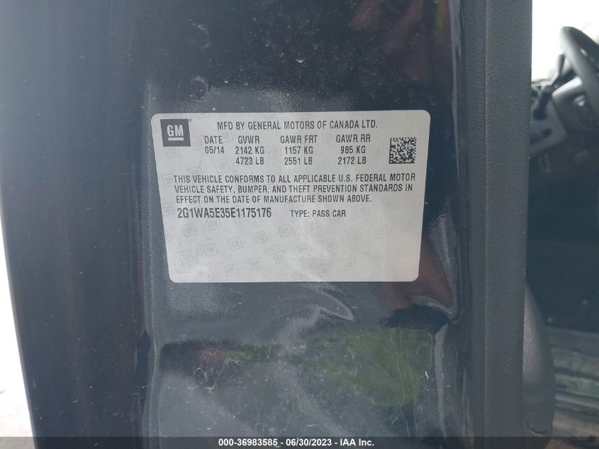2014 CHEVROLET IMPALA LIMITED LS - 2G1WA5E35E1175176