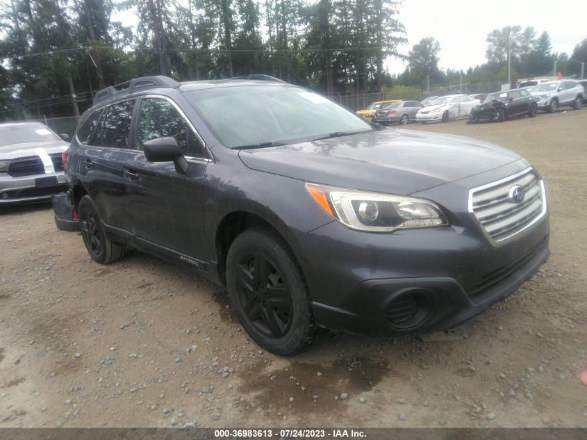2016 SUBARU OUTBACK 2.5I - 4S4BSAAC2G3332205
