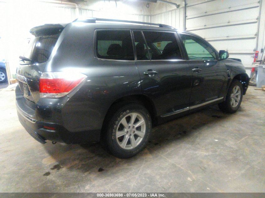 2013 TOYOTA HIGHLANDER - 5TDZA3EHXDS046295